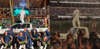 Las Gaviotas, cevichería peruana que se hizo viral recreando el show de Bad Bunny - Captura de video